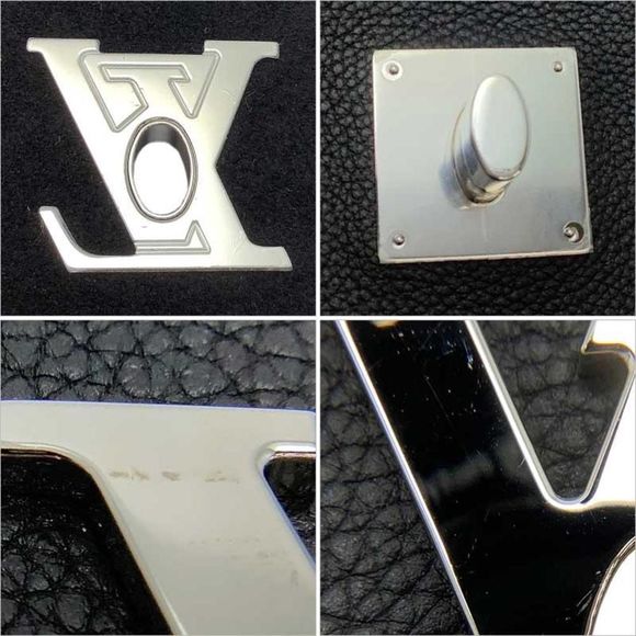 Louis Vuitton My LockMe Chain Shoulder Bag Noir Black Calf Silver Hardware - Picture 7 of 8